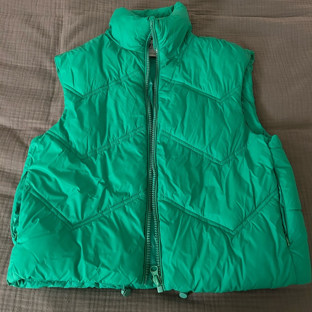 Green Puffer Vest